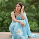Blue Petal Drape