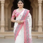 The Pink Aura Saree