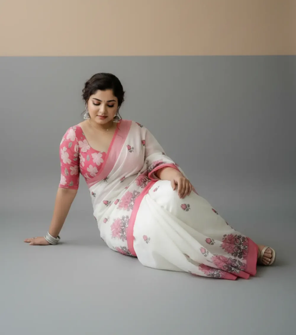 Rosé Charm Saree